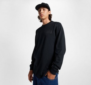 Converse CONS Long Sleeve T-Shirt Czarne | 140683-FPO