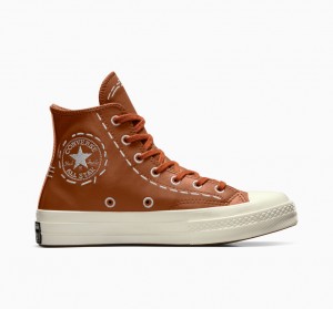 Converse Chuck 70 Bold Stitch Tawny Owl / Tawny Owl / Egret | 460852-EAZ