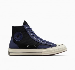 Converse Chuck 70 Czarne Niebieskie | 642039-SCQ