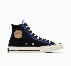 Converse Chuck 70 Czarne Niebieskie | 695148-EFI