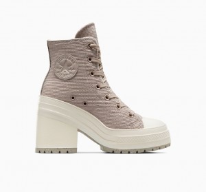 Converse Chuck 70 De Luxe Heel Platformie Counter Climate Wonder Stone / Egret | 745168-QPU