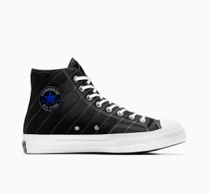 Converse Chuck 70 Faux Fur Czarne Niebieskie Szare | 219076-BLH