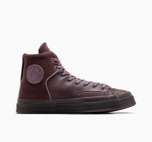 Converse Chuck 70 Marquis Skórzane Szare | 264791-AOU