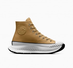 Converse Chuck Taylor 70 AT-CX Skórzane Szare Czarne | 452169-HKO