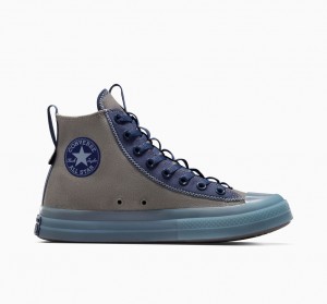 Converse Chuck Taylor All Star CX Explore Szare Niebieskie | 403256-TZE