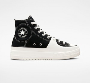 Converse Chuck Taylor All Star Construct Czarne Białe | 803152-PZS