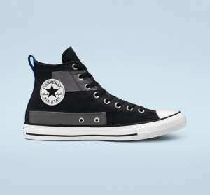 Converse Chuck Taylor All Star Desert Patchwork Czarne Niebieskie Białe | 146398-ROU