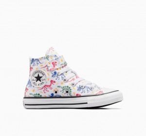 Converse Chuck Taylor All Star Easy-On Dinos Białe Czerwone Zielone | 958713-TAL