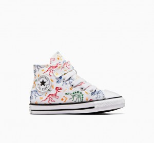 Converse Chuck Taylor All Star Easy-On Dinos Białe Czerwone Zielone | 935672-KGJ