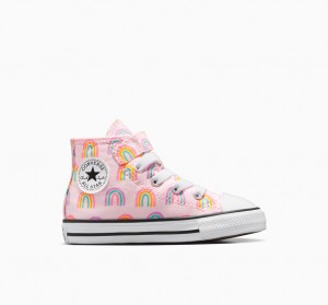 Converse Chuck Taylor All Star Easy-On Rainbows Różowe | 470631-TEC