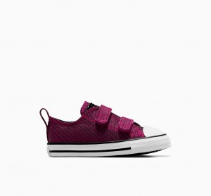 Converse Chuck Taylor All Star Easy On Sparkle Różowe Białe Czarne | 240865-HBJ