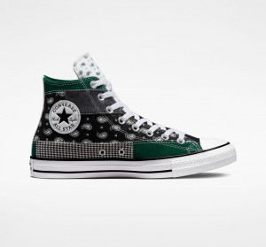 Converse Chuck Taylor All Star Hacked Patterns Czarne Białe | 801965-MXD