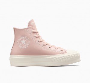 Converse Chuck Taylor All Star Lift Platformie Bold Stitch Różowe Różowe | 573694-HBA