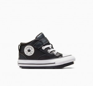 Converse Chuck Taylor All Star Malden Streetwear Boot Czarne Czarne Białe | 758309-YJI