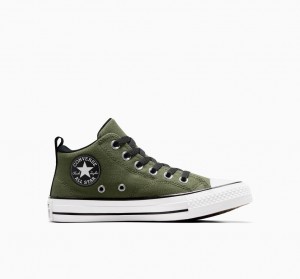 Converse Chuck Taylor All Star Malden Streetwear Easy On Białe Czarne | 759218-ZSL