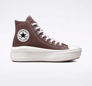 Converse Chuck Taylor All Star Move Platformie Białe | 751642-MOH