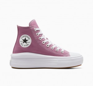 Converse Chuck Taylor All Star Move Platformie Seasonal Color Białe Czarne | 529084-PTW