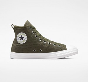 Converse Chuck Taylor All Star Pikowana Zielone | 732904-TXB