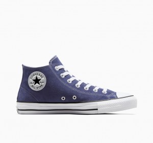 Converse Chuck Taylor All Star Pro Zamszowe Niebieskie Białe Czarne | 179603-LAX