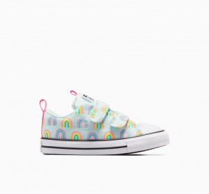 Converse Chuck Taylor All Star Rave Easy-On Rainbows Niebieskie Różowe | 795102-OLK