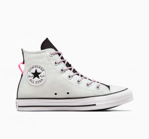 Converse Chuck Taylor All Star Szare Czarne | 317645-OWN