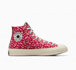 Converse Converse Upcycled Floral Chuck 70 Czarne Czerwone Niebieskie | 432860-DFO