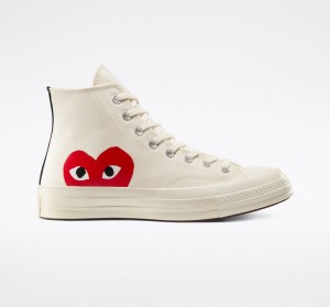 Converse Converse x Comme des Garçons PLAY Chuck 70 Białe Czerwone | 289765-GMB