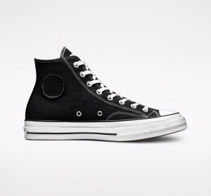 Converse Converse x Stüssy Chuck 70 Czarne Białe Czarne | 981457-KZE