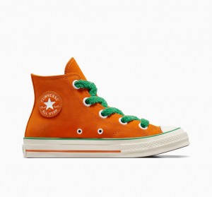 Converse Converse x Wonka Chuck 70 Oompa Loompa Pomarańczowe Zielone | 128793-NDZ