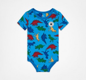 Converse Dino Explorer Zakapturzony Coverall & Bodysuit Set Granatowe | 316280-RIG