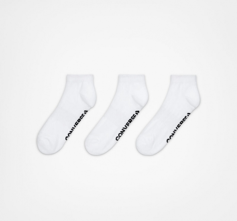 Converse 3-Pack Made For Chuck High Socks Białe | 715029-LEP