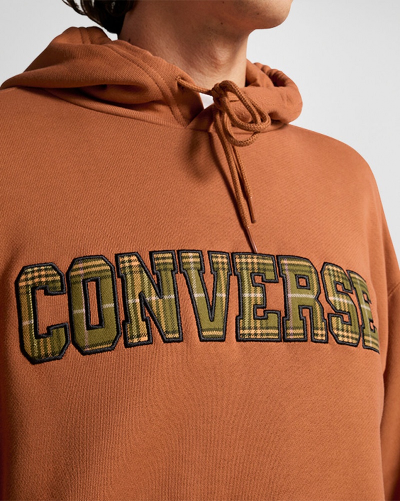 Converse All Star Logo Namesake Hoodie Tawny Owl | 174586-MGV