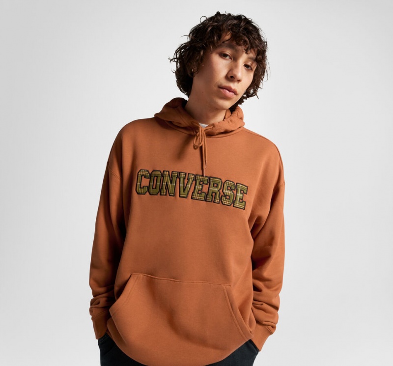 Converse All Star Logo Namesake Hoodie Tawny Owl | 174586-MGV