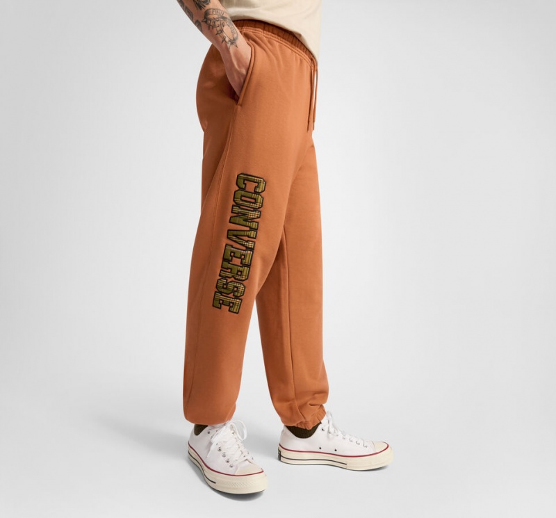 Converse All Star Logo Sweatpant Tawny Owl | 128960-WKL