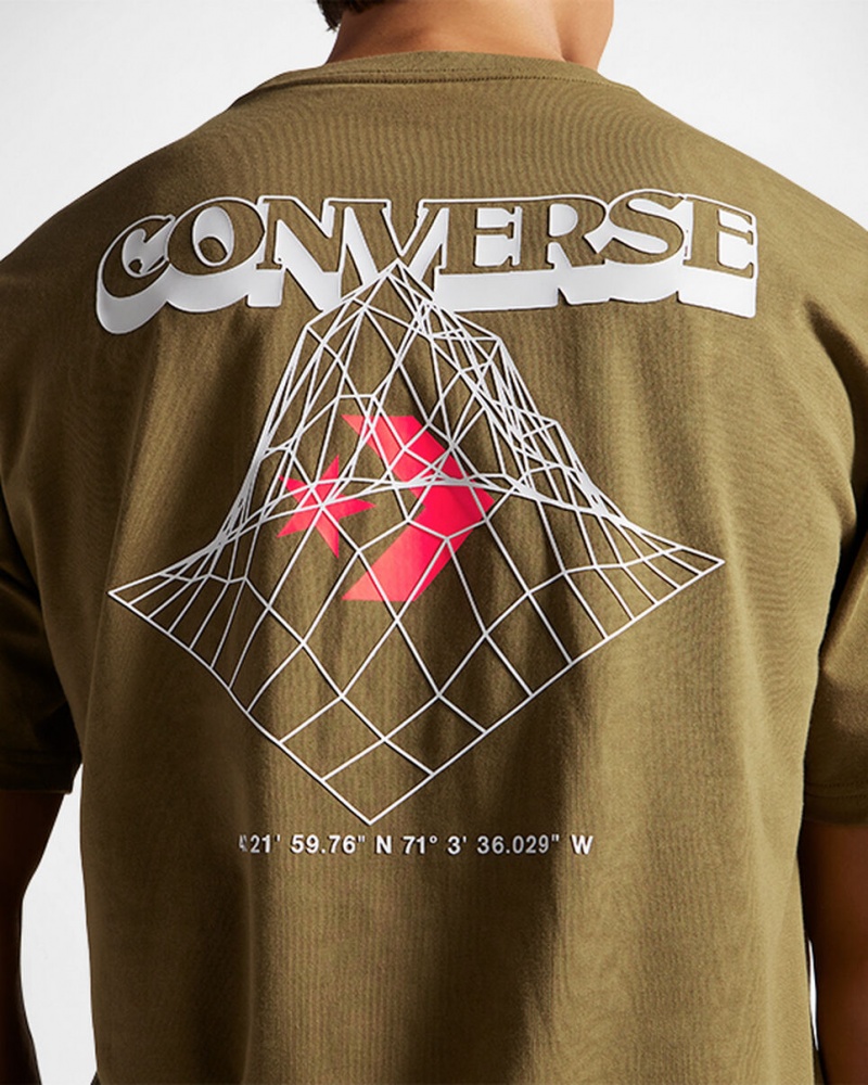 Converse All Star Mountain T-Shirt Cosmic Turtle | 076983-YLT