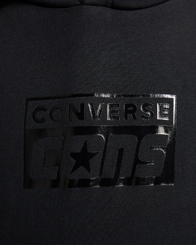 Converse CONS Hoodie Czarne | 607491-ACK