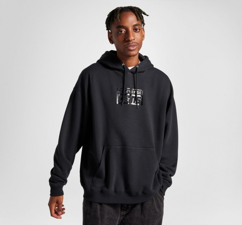 Converse CONS Hoodie Czarne | 607491-ACK