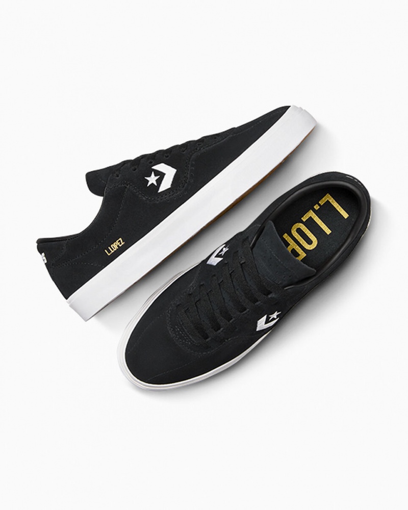 Converse CONS Louie Lopez Pro Czarne Czarne Białe | 732068-YUV