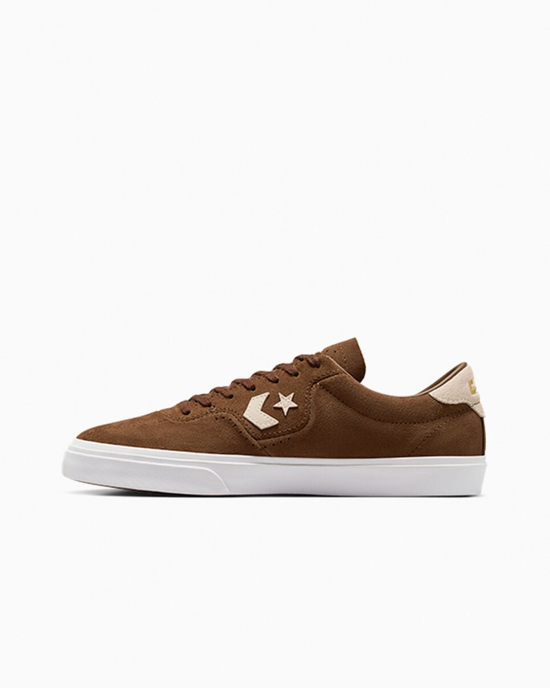 Converse CONS Louie Lopez Pro Zamszowe Brązowe | 163792-MED