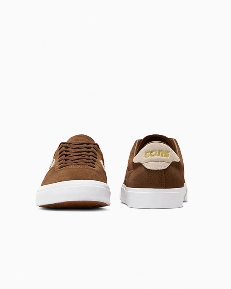 Converse CONS Louie Lopez Pro Zamszowe Brązowe | 163792-MED