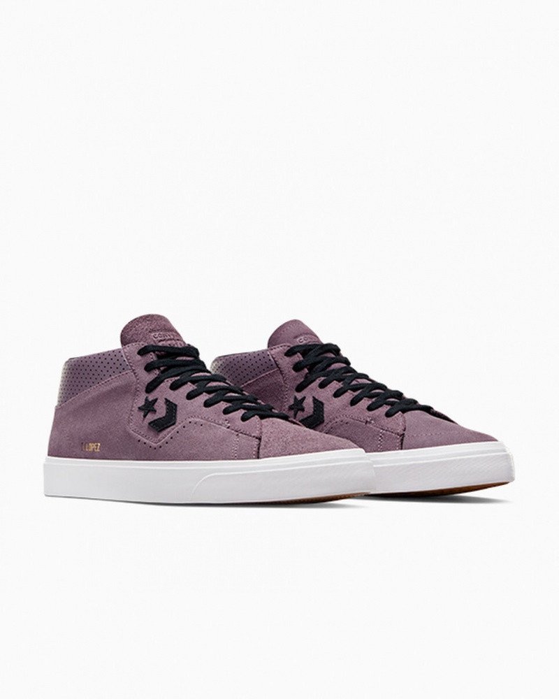 Converse CONS Louie Lopez Pro Zamszowe Szare Białe | 506782-ORS