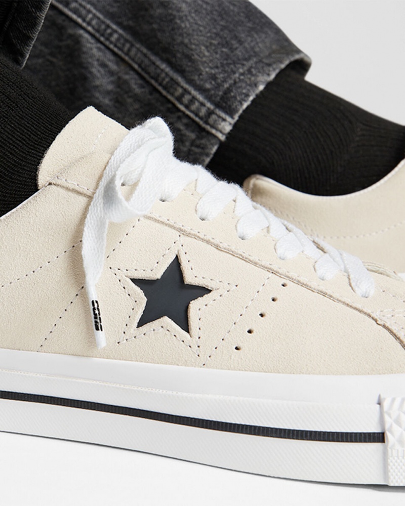 Converse CONS One Star Pro Białe Czarne | 304956-HLJ