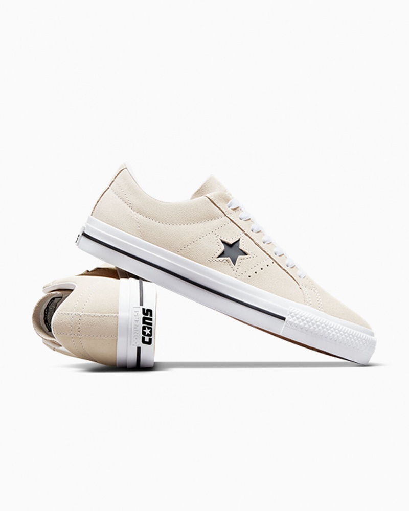 Converse CONS One Star Pro Białe Czarne | 304956-HLJ