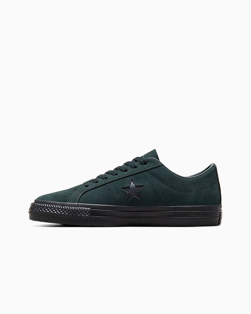 Converse CONS One Star Pro Zielone Czarne Czarne | 869435-AWB