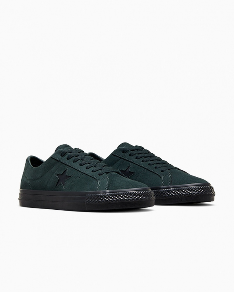 Converse CONS One Star Pro Zielone Czarne Czarne | 869435-AWB