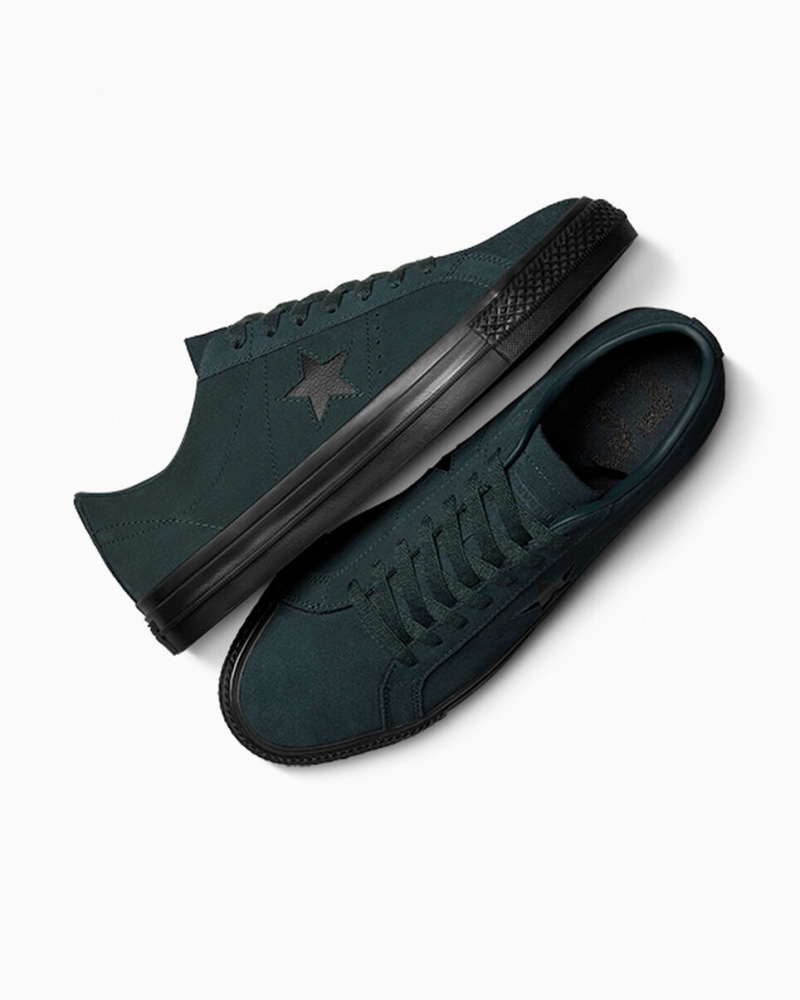 Converse CONS One Star Pro Zielone Czarne Czarne | 869435-AWB