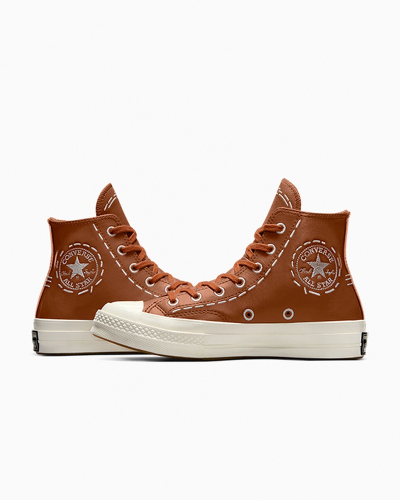 Converse Chuck 70 Bold Stitch Tawny Owl / Tawny Owl / Egret | 460852-EAZ