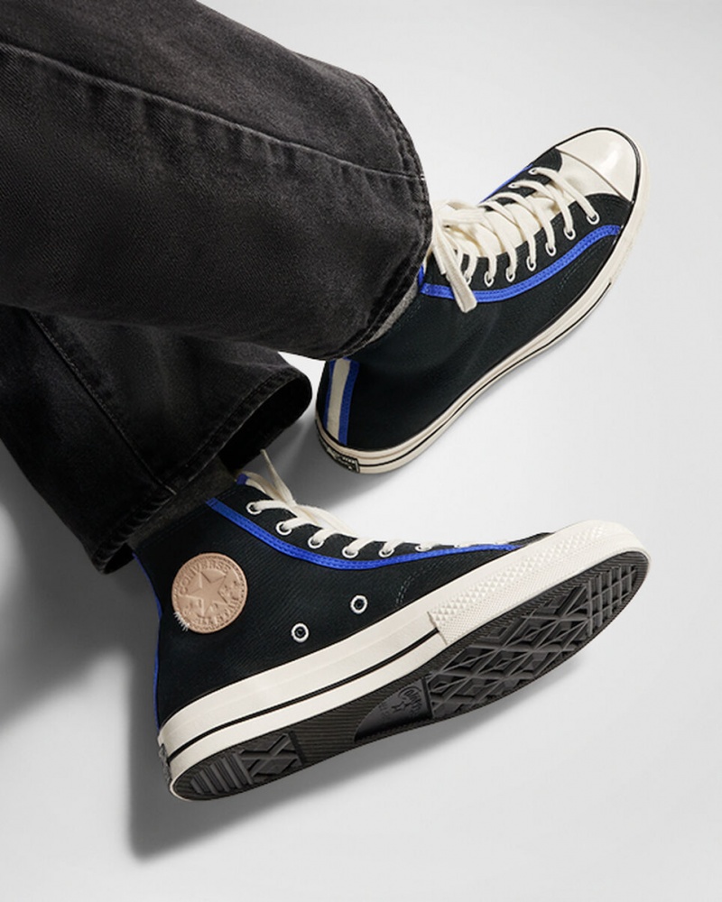 Converse Chuck 70 Czarne Niebieskie | 815793-LKG