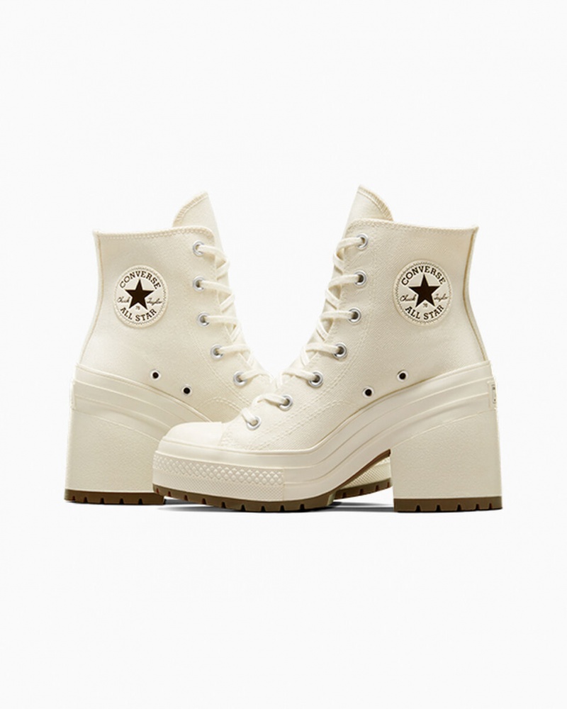 Converse Chuck 70 De Luxe Heel Czarne | 249576-SKR