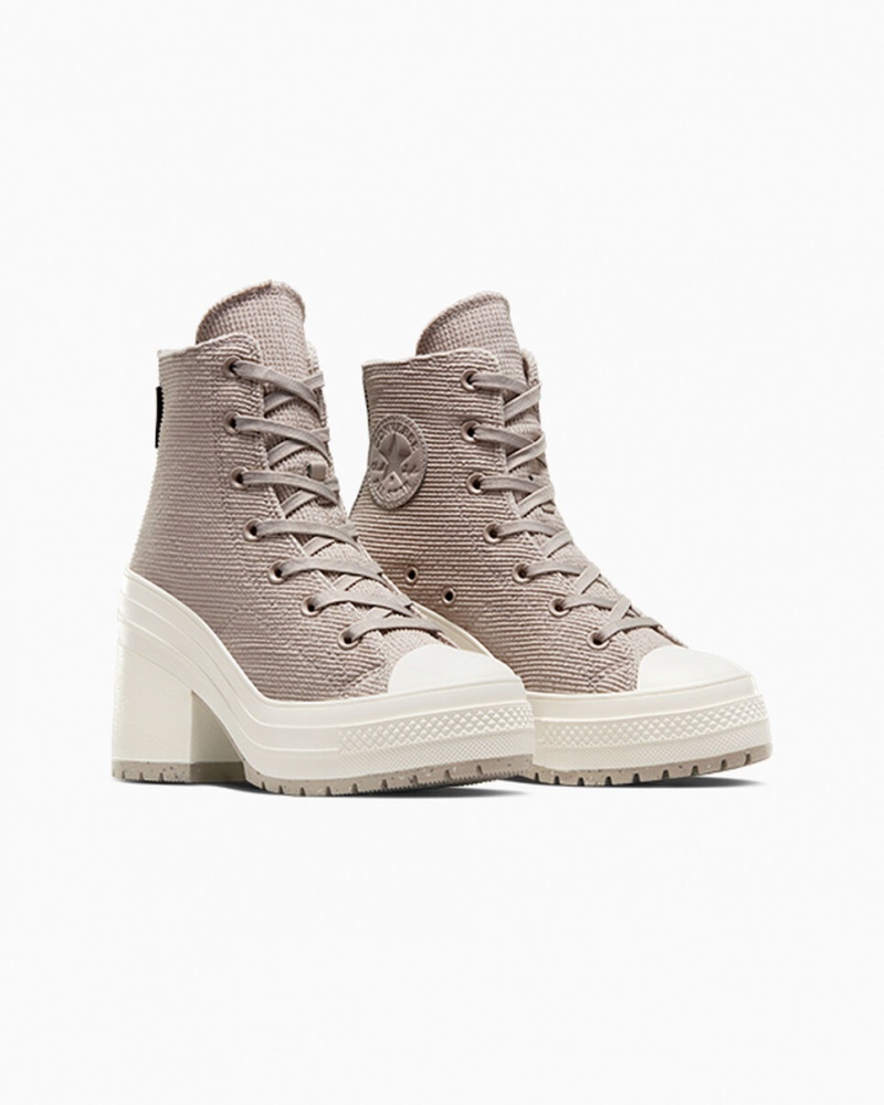 Converse Chuck 70 De Luxe Heel Platformie Counter Climate Wonder Stone / Egret | 745168-QPU